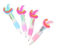 minkissy 4pcs Diamond Drilling Pen Set with Plastic Handles Animal-shaped Diamond Dotting Tools in Blue Purple Pink and Rose Red and Embroidery Art