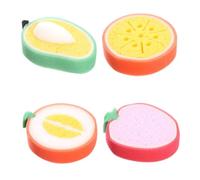 minkissy 4pcs Dishwashing Wipes Sponge Wipe for Cleaning Pots Pans Heavy Duty Scrubbing Towels for Kitchen Sink Multipack Washing up Sponges