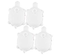 minkissy 4PCS DIY Turtle Shape Pull String Paper for Vibrating Animal Model Sturdy and Safe Blank Craft Animals to Paint and Move by Pulling Rope
