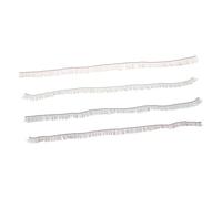 minkissy 4pcs Doll Eyelashes Strips Multi-Colour 0.8cm Simulation False Eyelashes for Craft Dolls DIY Accessories Nylon Material