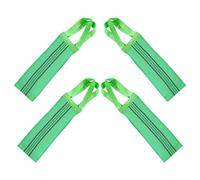 minkissy 4pcs Dual Sided Exfoliating Back Scrubber Towels for Shower Long Portable Body Scrub Cloths for Men and Women Gentle for Sensitive Skin Deep Cleansing Bath Accessories