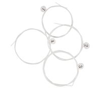 minkissy 4pcs Durable Nylon Ukulele Strings Set Transparent Replacement Parts Balanced Tension Instrument Accessories for Ukulele Repair and Performance