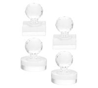 minkissy 4pcs Eyeshadow Repair Mold Cosmetic Accessory Pressed Powder Stamper Tool for Makeup Restoration Reusable Eyeshadow Aid Tool