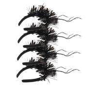 minkissy 4pcs Gothic Tree Branch Headband Lightweight Comfortable Halloween Hairband Decor for Cosplay Parties Festival Headbands for Spooky Dead and Themed Events