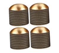 minkissy 4pcs Metal Electric Guitar Knob Volume Control Bass Tone Button Guitar Accessories for Music Performance