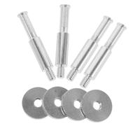 minkissy 4pcs Microphone Stand Adapter Mic Screw Thread Adapters for Mic Arm Compatible with Camera Stands Clips Durable Metal Construction Non Slip Surface for Secure Use