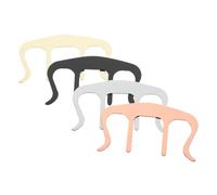 minkissy 4pcs Music Page Clips Shaped Large Sheet Music Holders for Piano Scores Sturdy Iron Clips in Gold Silver Gun Black and Copper Stable Support for Musicians