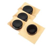 minkissy 4pcs Natural Violin Rosin for String Maintenance Safe Black Rosin Blocks for Cello and Violin High Purity Translucent Color Strong Adhesion Easy to Use and Store
