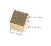 minkissy 4pcs Physics Teaching Density Cubes Set Copper Iron Aluminum Wood Blocks for Middle School Science Experiments Educational Tools Enhancing Conceptual Learning