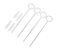 minkissy 4pcs Piano Tuning Tools High Voice Treble Mute Rods with Tuning Fork Clamps for Accurate Pitch Versatile Repair and Maintenance Accessories for Music Performances and Teaching