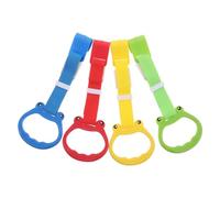 minkissy 4pcs Playpen Pull up Handles Non Adjustable Boy Girl Boy Girl Standing Ring for Playpen Bed Sit up Exercises