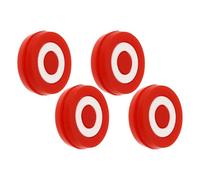 minkissy 4pcs Red Silicone Tennis Racket Absorber Designed to Reduce Vibrations Optimize Tennis Game Performance for Casual and Professional Players