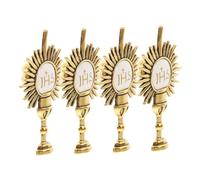 minkissy 4pcs Religious Brooches for Men Holy Chalice Lapel Pin Catholic First Communion Pins for Clothes Hat Scarf Backpack Decoration