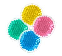 minkissy 4pcs Reusable Ice Packs for Eyes and Light Green Yellow for Fatigue Relief Injuries and Easy Portability