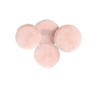 minkissy 4pcs Round Makeup Puff Dusting Powder Puff Non-fluorescer for Foundation Application Gentle Skin