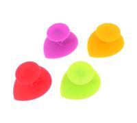 minkissy 4pcs Silicone Face Brush Deep Cleaning Scrubber for Makeup Brush Cleaner and Facial Cleanser at Home