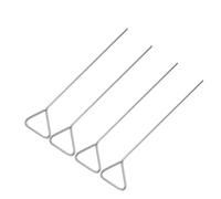 minkissy 4pcs Stainless Steel Spreaders and Set for Laboratory Use Triangle Coating Rods for Culture and Scientific Research for Microbiology