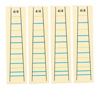 minkissy 4pcs Violin Fingerboard Stickers for Beginners Transparent Fretboard Position Markers Practical Violin Learning Aid Decals Lightweight and Portable Accessory for Outdoor Practice
