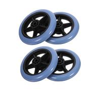 minkissy 4pcs Walker Wheelchair Replacement Front Caster Wheels Slip Casters Rollers for Easy Mobility Comfort