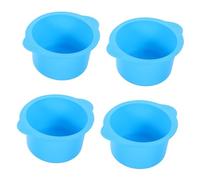minkissy 4pcs Wax Melt Warmer Liner Silicone Bowl for Waxing Replacement Dish for Wax Warmer