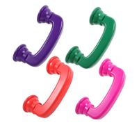 minkissy 4pcs Whisper Phones for Hearing Feedback with Rounded Edges Abs Material Educational Telephone Receivers for Early Learning and Pronunciation Correction