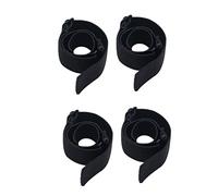 minkissy 4pcs Wig Mesh Cap Elastic Band Wig Grip Band Strap for Women Black Polyester Knit Stretchy Cover for Lace for Daily Wear Parties