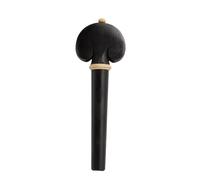 minkissy 4pcs Wooden Cello Pegs Ebony Cello Shaft Handles Solid Wood Accessories Tool for Musical Instruments Luthier Tools