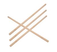 minkissy 4pcs Wooden Mahjong Pusher Stick American Mahjong Tile Holders with Fit for Game Night Accessories
