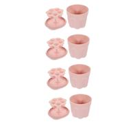minkissy 4sets Makeup Brush Cleaning Pad Kit Compact Cleaning Bowl for Brush Care Flexible Design Textured Makeup Tool Cleaner for Home and Travel