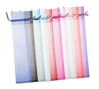 minkissy 50 Pcs Drawstring Cloth Bags Versatile Storage and Jewelry Pouches Durable Easy Clean Party Favor Bags for Events and Everyday Use Colors Included