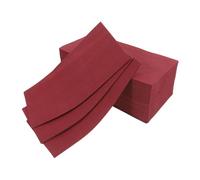 minkissy 50 Sheets Burgundy Disposable Napkins Soft Absorbent Paper Towels for Weddings Parties and Bathroom Use Elegant Guest Towels for Special Occasions
