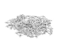 minkissy 50pcs Alloy Jewelry Pendants Bulk for DIY Necklace and Earring Charms Extraterrestrial Themed Crafting Accessories for Parties Workshops and Group Projects