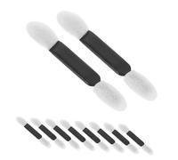 minkissy 50pcs Disposable Double Ended Sponge Eyeshadow Brush Kit Soft Smooth Applicators for Blending and Applying Eye Shadow Portable Cosmetic Tool for Travel Parties and Daily Makeup