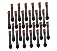 minkissy 50pcs Double-ended Angled Eyebrow Brush for Wild Brow Shaping Eye Shadow Application and Travel Makeup Includes Eyebrow Powder Brush and