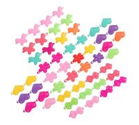 minkissy 50pcs Girl Hair Accessories Styles Plastic Hairpins Hair Grips for Buns for Women