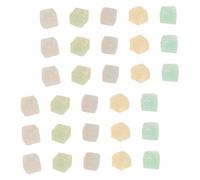minkissy 50pcs Glow Dark Faux Candy Cube Charms for Crafts Realistic Transparent Sweets for Dollhouse Decor Jewelry Making Scrapbooking Creative Multifunctional Ornaments