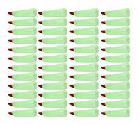 minkissy 50pcs Glowing Witch Fingers Nail for Halloween Cosplay Reusable Props for Horror Parties and Stage Eye-catching Costume Accessories