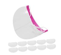 minkissy 50pcs Haircut Eye Shields Face Protectors Soft Material Visor Protective Covers for Salon Hairdressing Shampoo Eyelash Extension