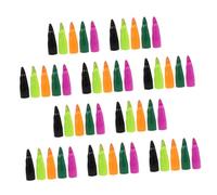minkissy 50pcs Halloween Witch Fake Fingernail Covers for Parties Role Play Festivals Easy to Install Spooky Gothic Vampire Nail in Orange Purple Green Black
