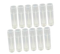 minkissy 50pcs Refillable Lipstick Containers DIY Tubes for Homemade Lip Balm Lightweight Travel Toiletry Bottles Portable Small Lotion Jars for Outdoor Use