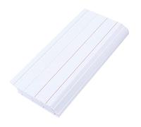 minkissy 50pcs Ruled Letter Cards Strips for Classroom Learning Lightweight Portable Sentence Strips for School Pocket Charts and Teacher Speech Language Resources Reusable Dry Erase Paper