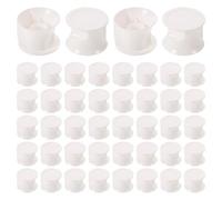 minkissy 50pcs Toothpaste Cap Replacement Squeeze Toothpaste Cap 13.7mm Id No Mess Dispenser Adaptable Compatibility Contemporary Sl esign Bathroom Organization