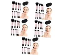 minkissy 50pcs Travel Mini Makeup Brush Set Soft Bristles Brushes Elegant Design for Easy Carrying for Travel Purse and Go Touch Ups