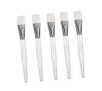 minkissy 5pcs Crystal Facial Mask Brush Masking Tool for Skincare Smooth Application Professional Home Use
