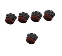 minkissy 5pcs Cute Paw Makeup Brush Flat Top Foundation and Concealer Brush for Even Application Soft Lightweight Design for Blending and Contouring Makeup