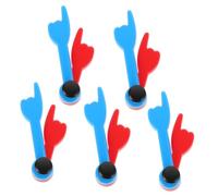 minkissy 5pcs DIY Clock Hands Kit for Educational Sturdy Plastic Hour and Pointers for Table Games Enhances Hand Eye Coordination and Motor Skills Safe Material for Family Learning