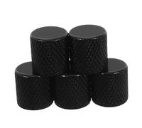 minkissy 5pcs Guitar Knobs Metal Control Knobs for Electric Guitar and Bass Secure Grip Volume Tone Adjustment Replacement for Music Instruments