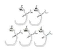 minkissy 5pcs Heavy Duty Aluminum Truss Clamp for Stage Lighting Bearing Hanger for Moving Head Lights Fits Lighting Pipes Stable and Efficient Installation Accessories