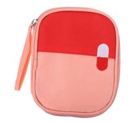 minkissy 5pcs Household Portable Medicine Bag Lightweight Nursing Organizer for Travel Camping and Outdoor Use Dual-Sided Storage Capacity