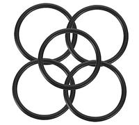 minkissy 5pcs Large Rubber Singing Bowl Rings Tibetan Bowl Mats Cushion Base Support for Buddhist Ritual Instruments Meditation Sound
